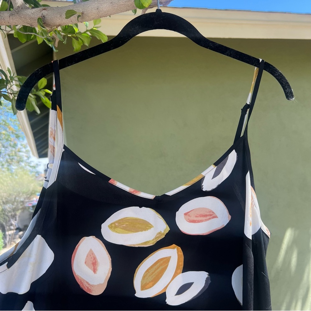 Nic & Zoe Black Papya Print Dress Size: XL - Picture 2 of 9